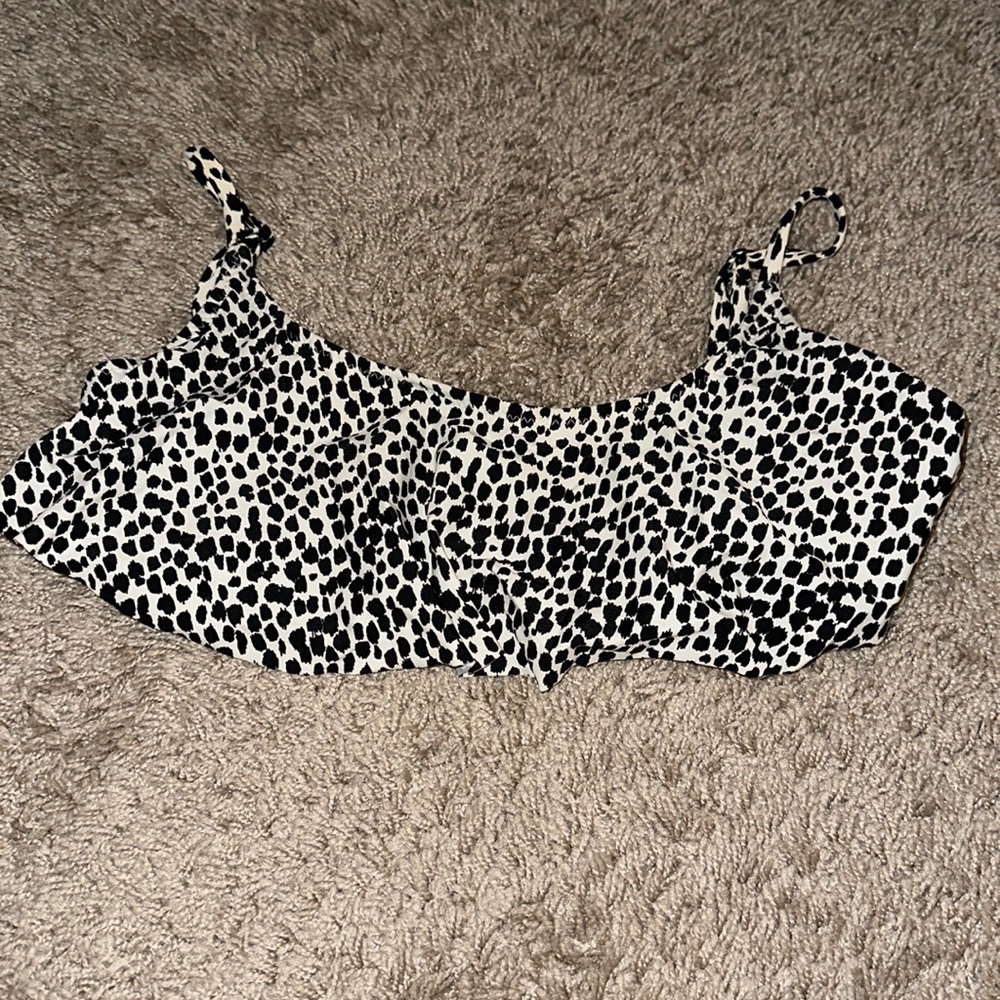 Dotted Ruffle Bikini Top - Small, Old Navy